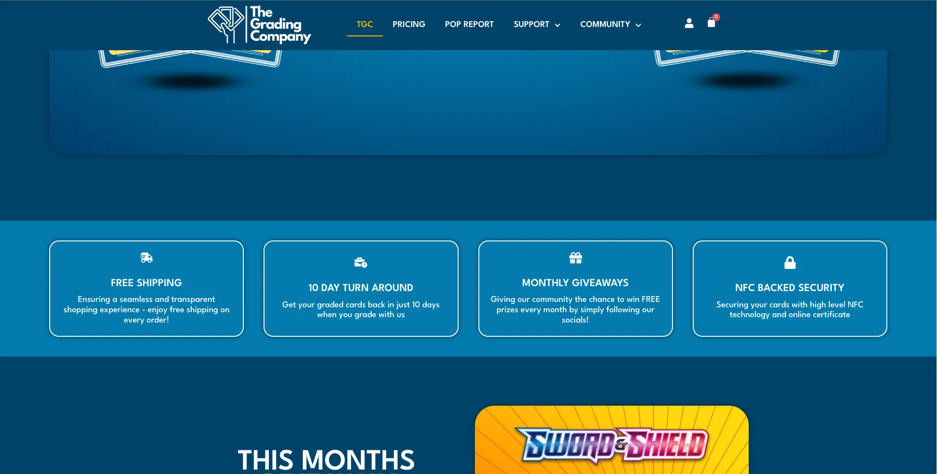 Final landing page design